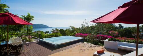2-спальный пентхаус с приватным бассейном и садом с видом на пляж Ката