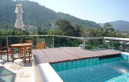 Уютные  апартаменты с личным бассейном и захватывающим видом на  Патонг