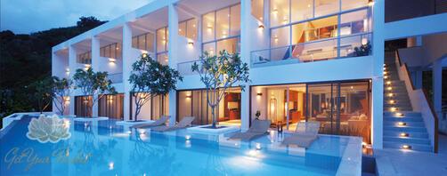 Роскошные апартаменты расположены всего в 500 м от потрясающего пляжа Сурин.