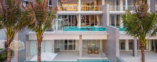 3-спальные апартаменты с бассейном в премиальном комплексе Angsana Beachfront Residence
