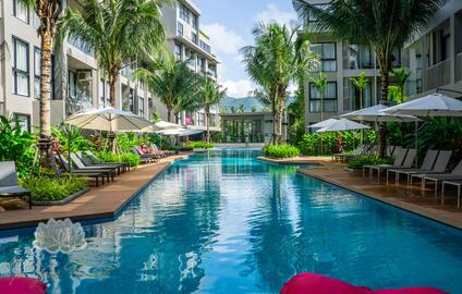 Уютные 2 спальные апартаменты вблизи пляжа Банг Тао в новом Diamond Condominium