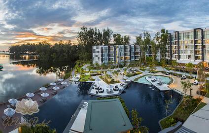 1 спальные апартаменты  с видом на сад в комплексе Cassia Laguna Phuket