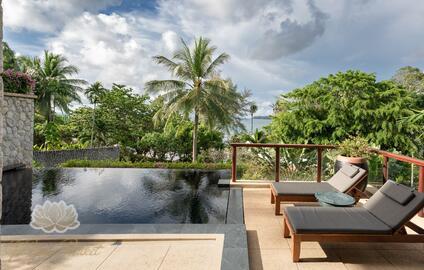 Luxury апартаменты с личным бассейном на Камале